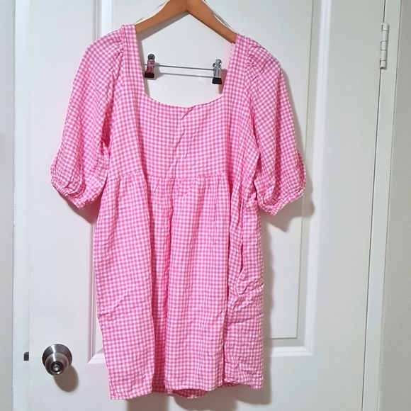 Sportsgirl Dresses Linen Blend Cute Pink Dress From Sportsgirl Size